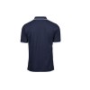 Polo homme col et manches contrastés