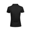 Polo stretch col v femme bio