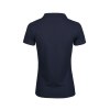 Polo stretch col v femme bio