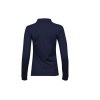 Polo stretch manches longues femme