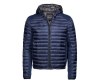 Doudoune capuche crossover homme