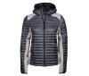 Doudoune capuche crossover femme