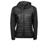 Veste bi-matière femme