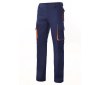 Pantalon multipoches bicolore