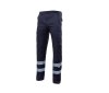 Pantalon stretch multipoches à bandes réfléchissantes