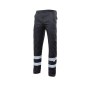 Pantalon stretch multipoches à bandes réfléchissantes