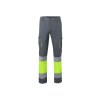 Pantalon multipoches bicolore haute visibilité