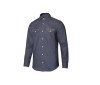 Chemise stretch en denim homme