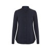 Chemise à manches longues à col mao