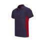 Polo bicolore manches courtes