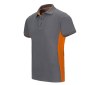 Polo bicolore manches courtes