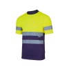 T-shirt technique bicolore haute visibilité