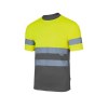 T-shirt technique bicolore haute visibilité