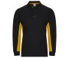 Polo bicolore manches longues