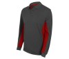 Polo bicolore manches longues