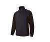 Sweat bicolore col zippé