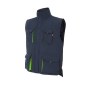 Gilet matelassé bicolore multipoches