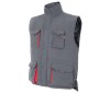 Gilet matelassé bicolore multipoches