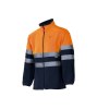 Veste polaire bicolore haute visibilité
