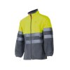 Veste polaire bicolore haute visibilité