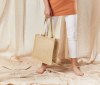 Sac shopping compact en toile de jute