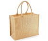 Sac shopping en toile de jute scintillant