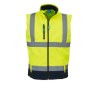 Bodywarmer softshell haute visibilité