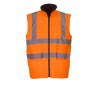 Bodywarmer réversible haute visibilité