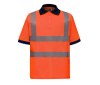 Polo manches courtes haute visibilité