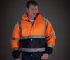 Veste bomber haute visibilité
