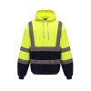 Sweat capuche haute visibilité