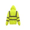 Sweat capuche zippé haute visibilité