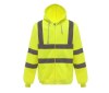 Sweat capuche zippé haute visibilité
