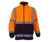 Veste polaire épaisse haute visibilité