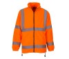 Veste polaire épaisse haute visibilité
