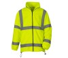 Veste polaire épaisse haute visibilité