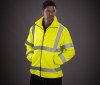 Veste polaire épaisse haute visibilité