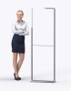 Stand auto-portant en aluminium 60 x 180 cm