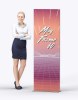 Stand auto-portant en aluminium 60 x 180 cm
