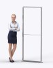 Stand auto-portant en aluminium 80 x 200 cm