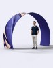 ARCHE DOUBLE EN ALUMINIUM 347 x 245 CM