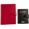 Bloc-notes A5 à spirales en cuir recyclé
