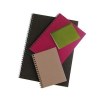 Carnet à spirales A4 en carton recyclé