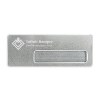 Badge aluminium 7 x 2,5 cm (+Gravure laser LA21)