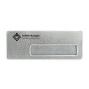 Badge aluminium 7 x 2,5 cm (+Tampographie TA31)