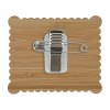 Badge bambou 0-25 cm²  (+Gravure laser LA21)