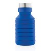 Bouteille en silicone pliable étanche avec couvercle