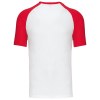 Baseball > T-shirt bicolore manches courtes