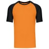 Baseball > T-shirt bicolore manches courtes