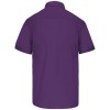 Chemise popeline polycoton manches courtes entretien facile homme